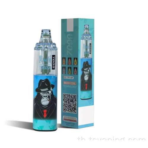 Randm Tornado 7000 Puffs Mesh Mesh Coil disposerive vape